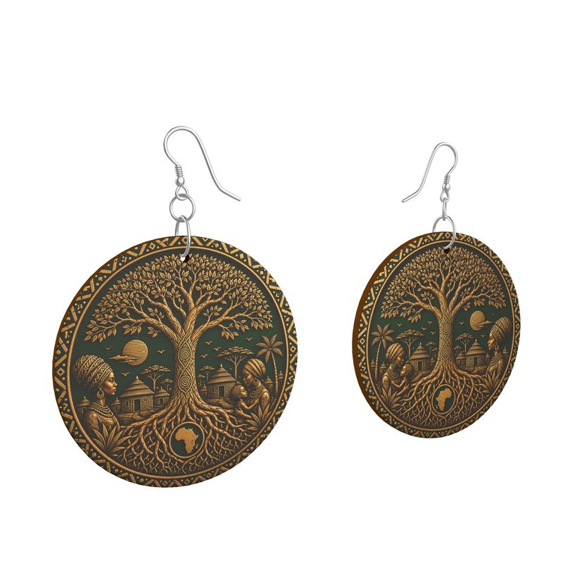 Tree of Life Earrings — Rooted in Faith, Blooming in Beauty