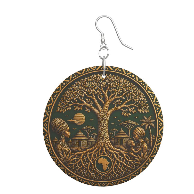 Tree of Life Earrings — Rooted in Faith, Blooming in Beauty