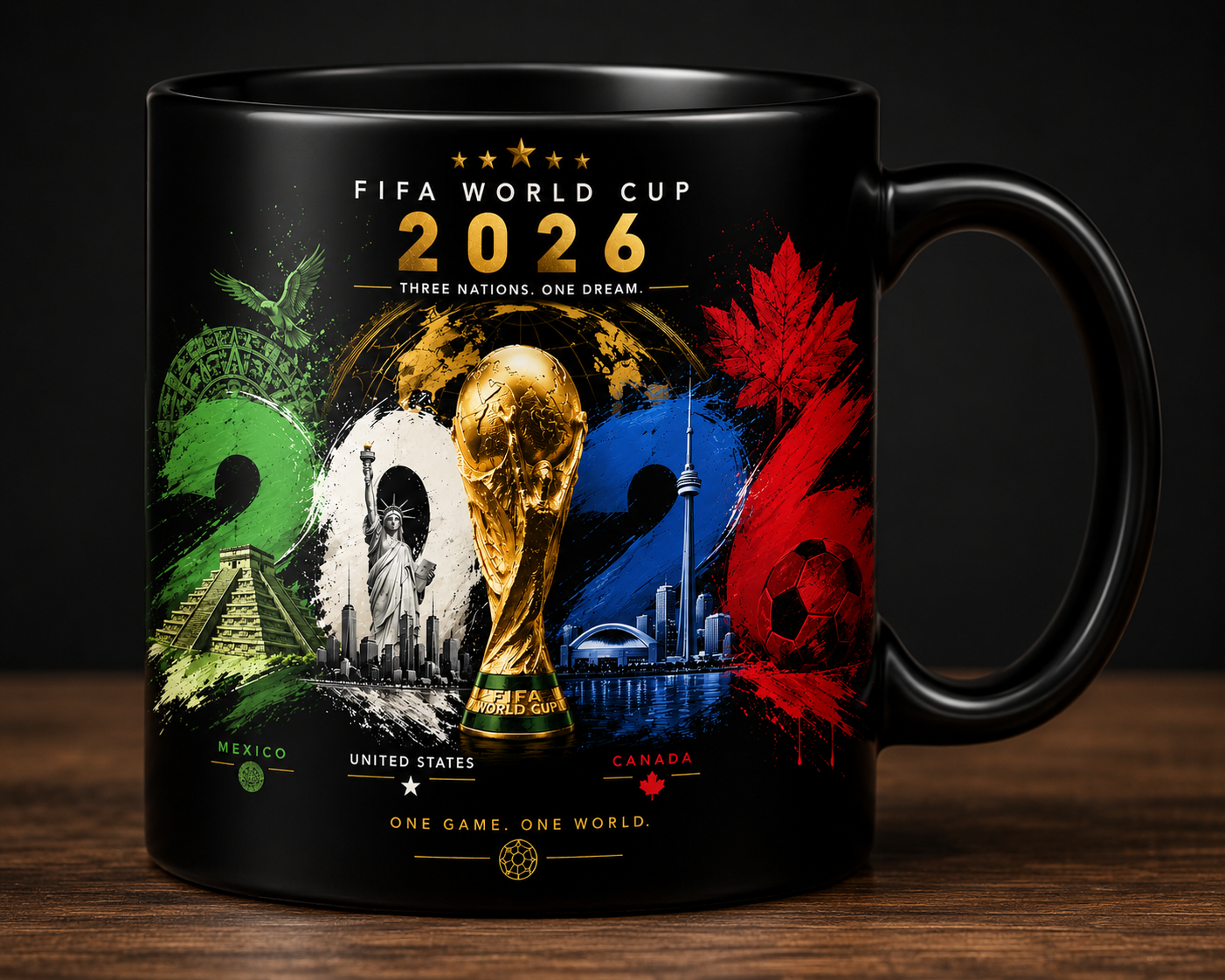 World Cup 2026 Bonus Mug — Special Gift for Football Fans