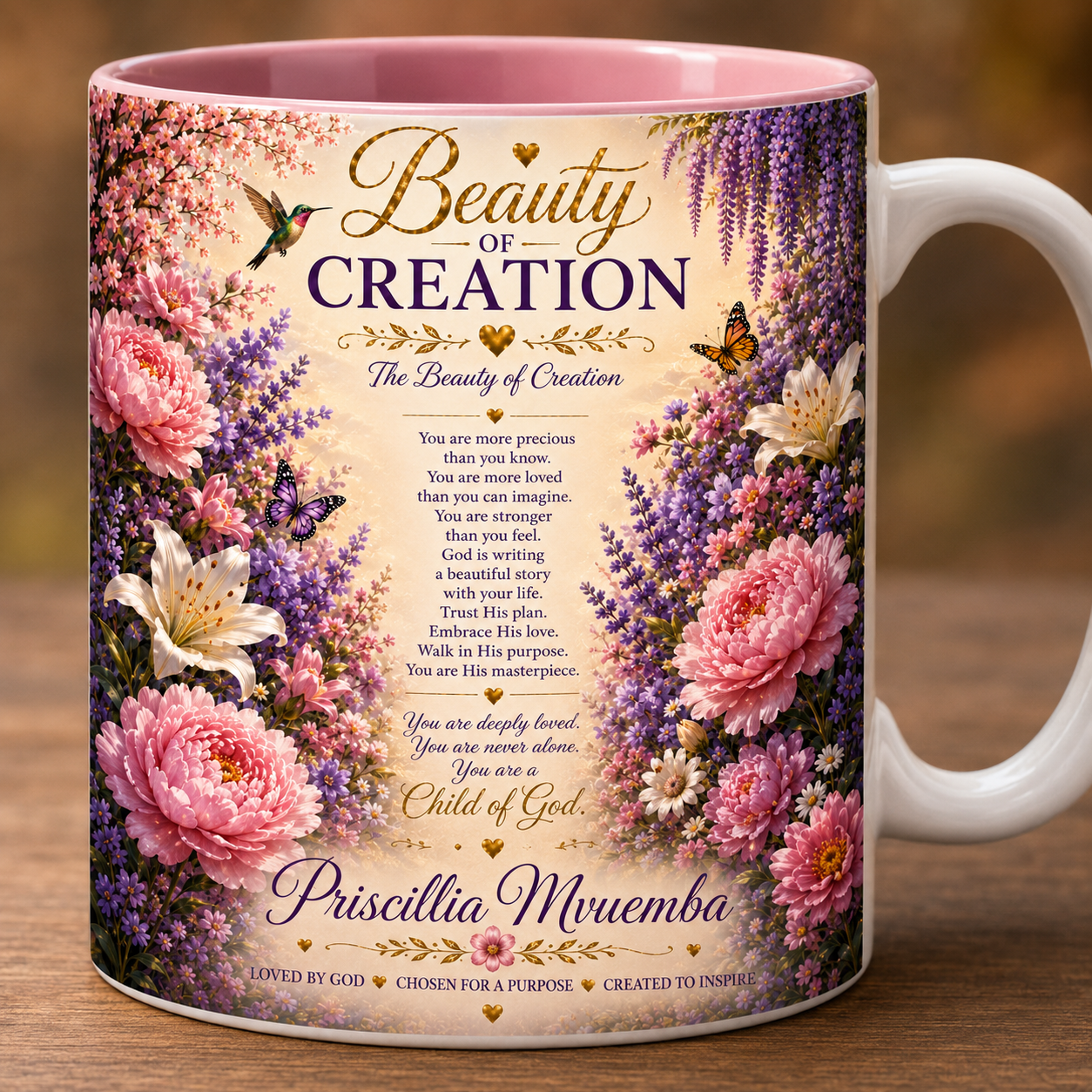 Beauty of Creation Flowers Mug — Bloom Where You Are Planted