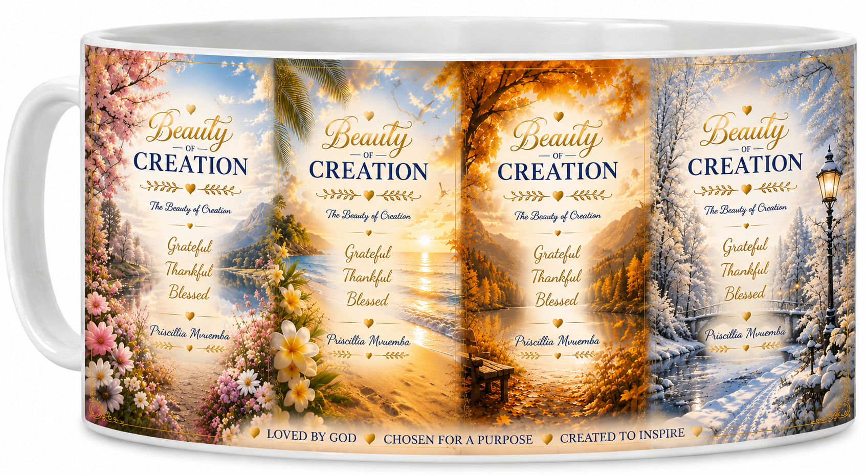 Beauty of Creation Four Seasons Mug — Summer, Spring, Winter & Autumn