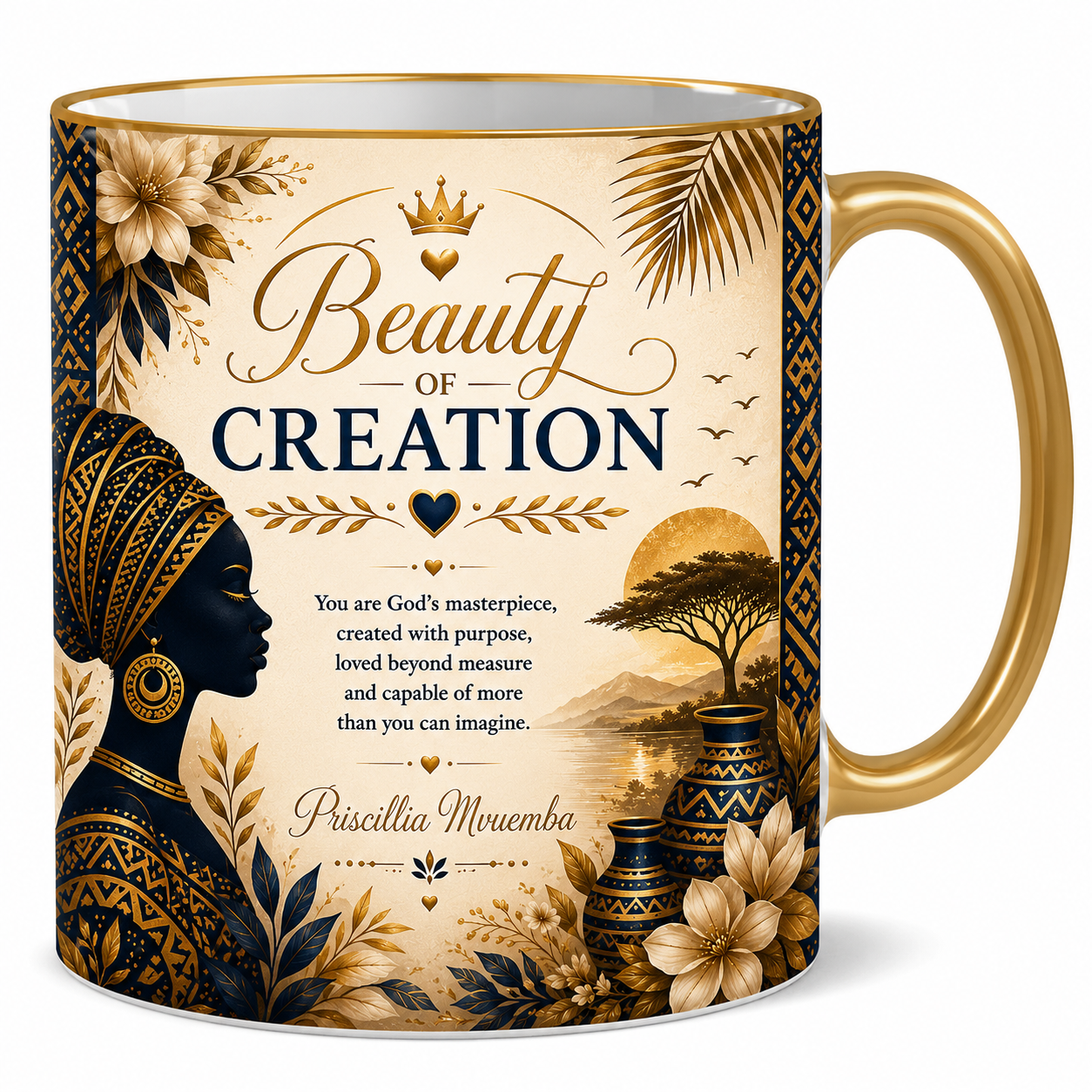 Beauty of Creation Afrika / Woman Mug — Celebrate Her Strength
